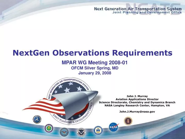 nextgen observations requirements