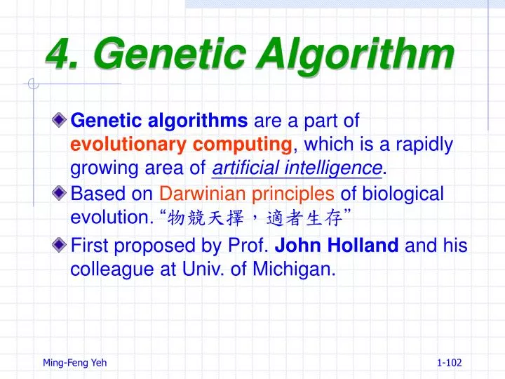 4 genetic algorithm