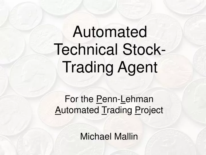 automated technical stock trading agent