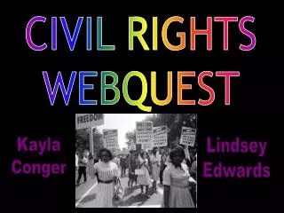 CIVIL RIGHTS WEBQUEST