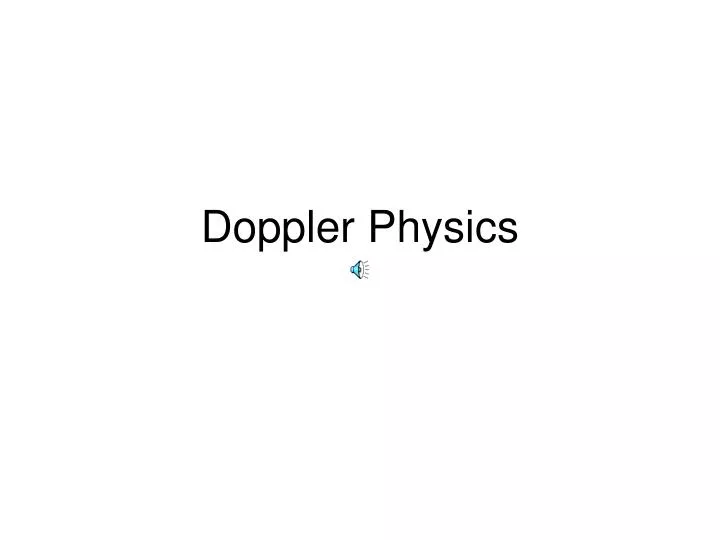 doppler physics
