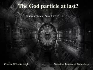 The God particle at last?