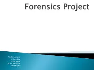 Forensics Project
