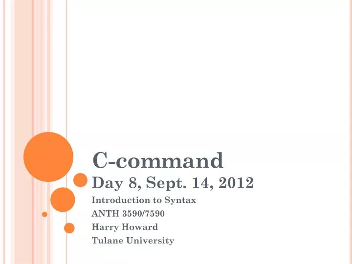 c command day 8 sept 14 2012