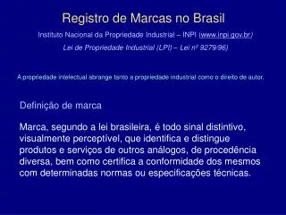 Registro de Marcas no Brasil