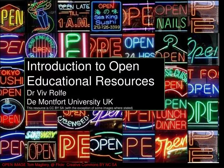 introduction to oer