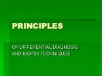 Principles of Differential Diagnosis and Biopsy Techniques in Clinical Practice - slide 1
