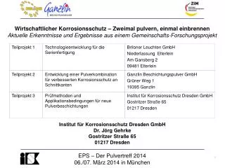 EPS – Der Pulvertreff 2014 06./07. März 2014 in München