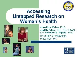 Accessing Untapped Research on Women’s Health