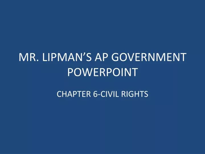 mr lipman s ap government powerpoint