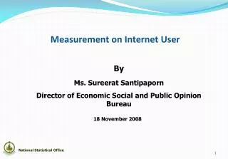 Measurement on Internet User