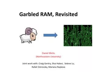 Garbled RAM, Revisited