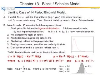Chapter 13. Black / Scholes Model