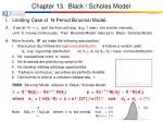 Chapter 13. Black / Scholes Model