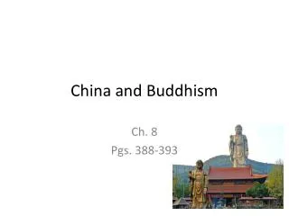 China and Buddhism