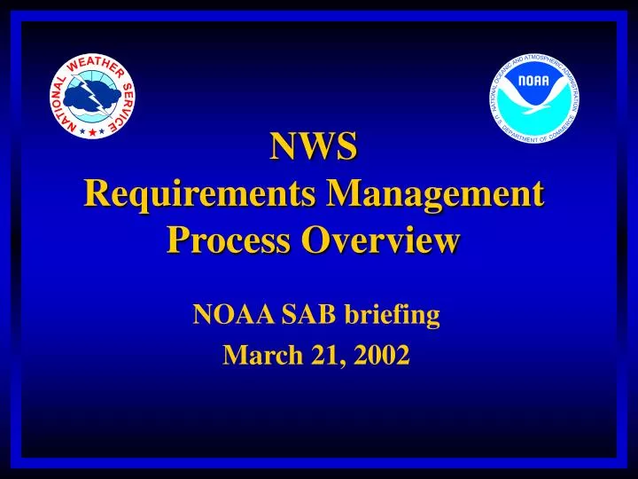 noaa sab briefing march 21 2002