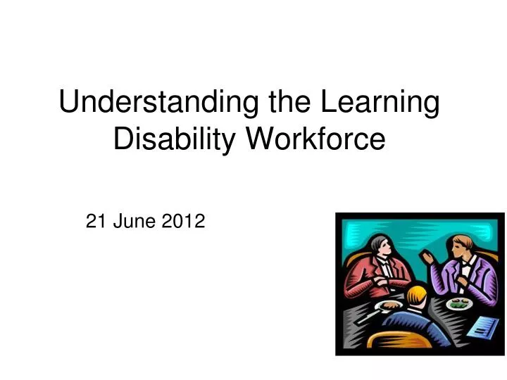 understanding the learning disability workforce