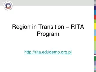 Region in Transition – RITA Program