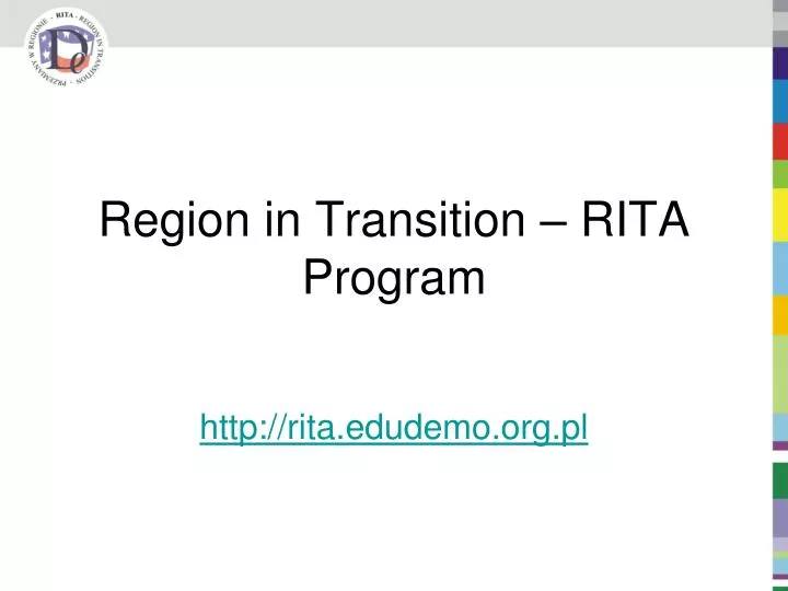 region in transition rita program