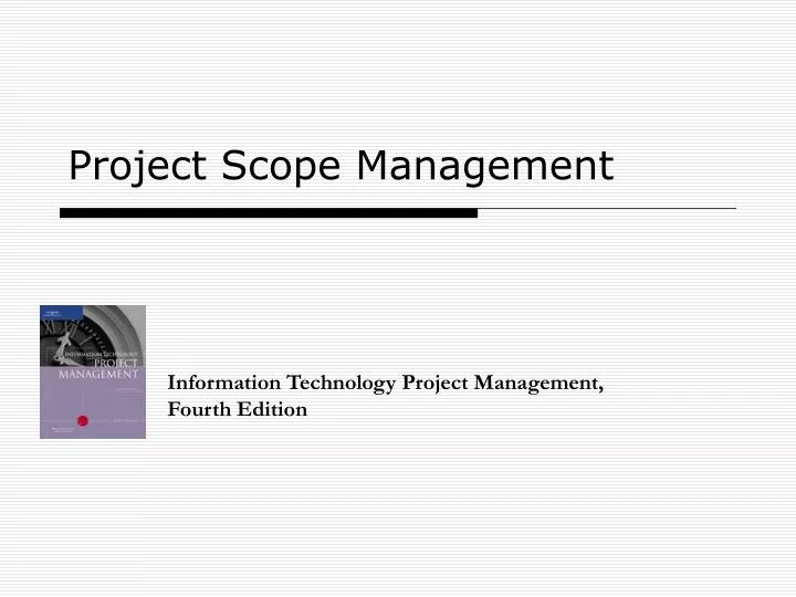 project scope management