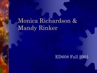 Monica Richardson &amp; Mandy Rinker