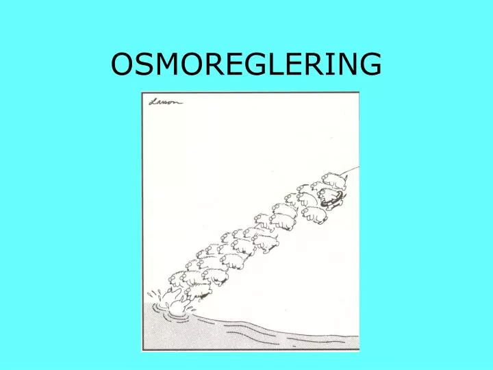 osmoreglering