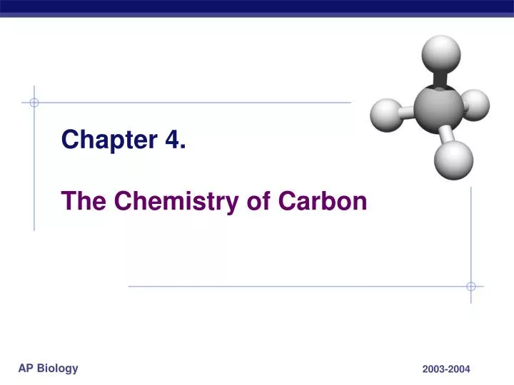 chapter 4 the chemistry of carbon