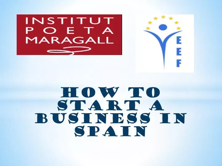 how to start a business in spain