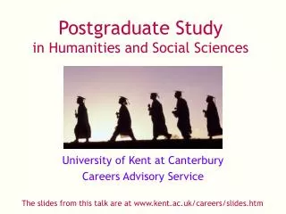 Postgraduate Study in Humanities and Social Sciences