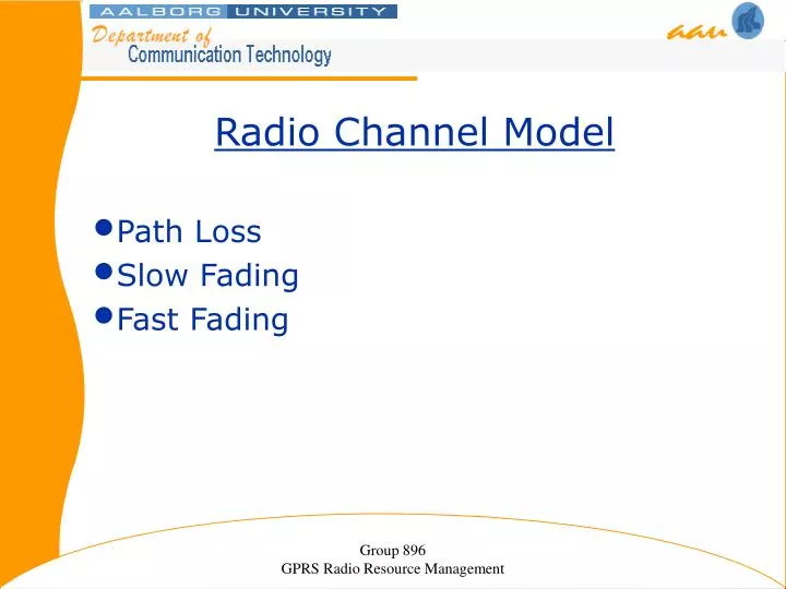 radio channel model