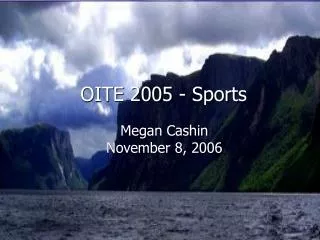 OITE 2005 - Sports
