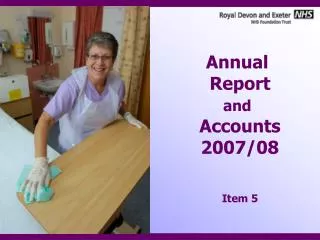 Annual Report and Accounts 2007/08 Item 5