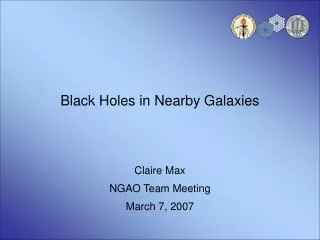 Black Holes in Nearby Galaxies
