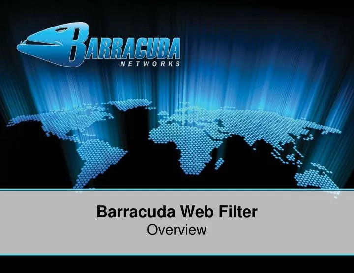 barracuda web filter overview
