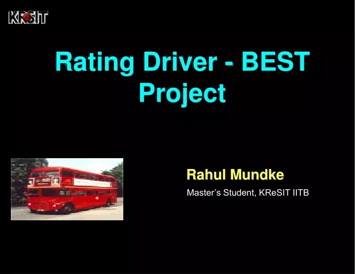 rating driver best project