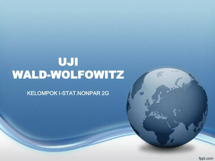 uji wald wolfowitz