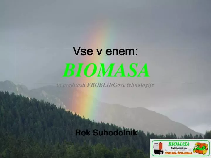 vse v enem biomasa in prednosti froelingove tehnologije