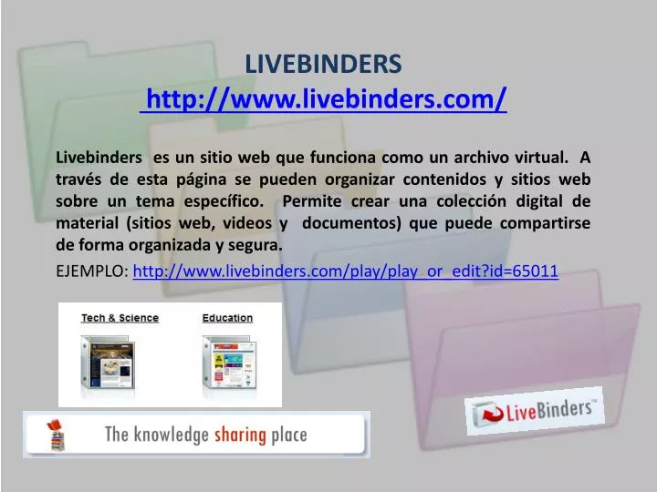 livebinders http www livebinders com