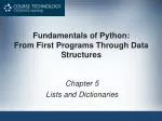 Fundamentals of Python: From First Programs Through Data Structures - slide 1