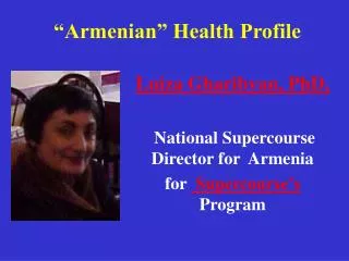 “Armenian” Health Profile