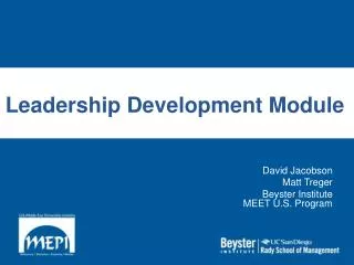 Leadership Development Module