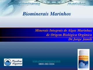 Biominerais Marinhos