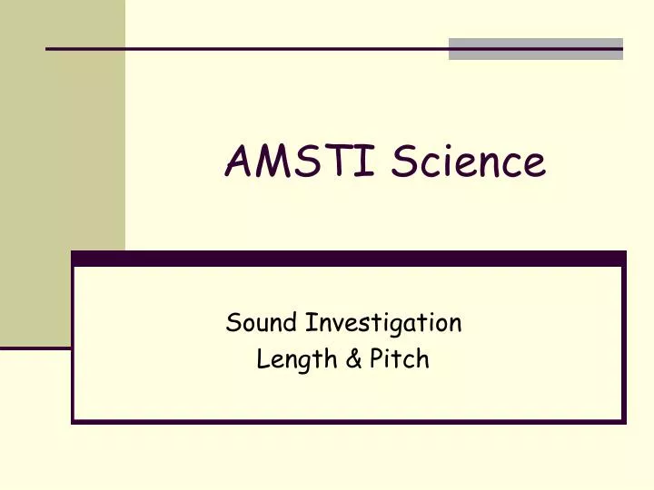 amsti science