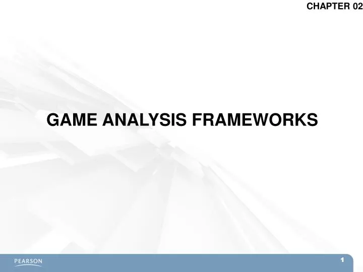game analysis frameworks
