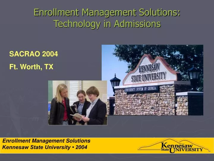 enrollment management solutions technology in admissions