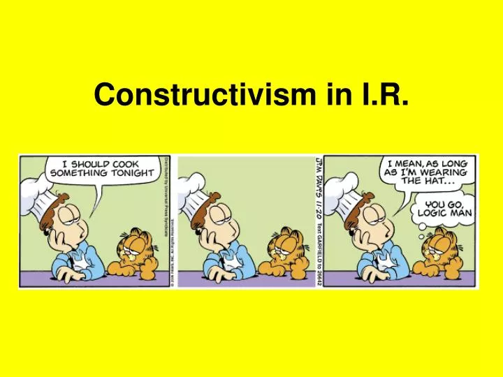 constructivism in i r