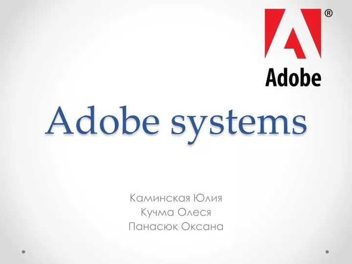 adobe systems