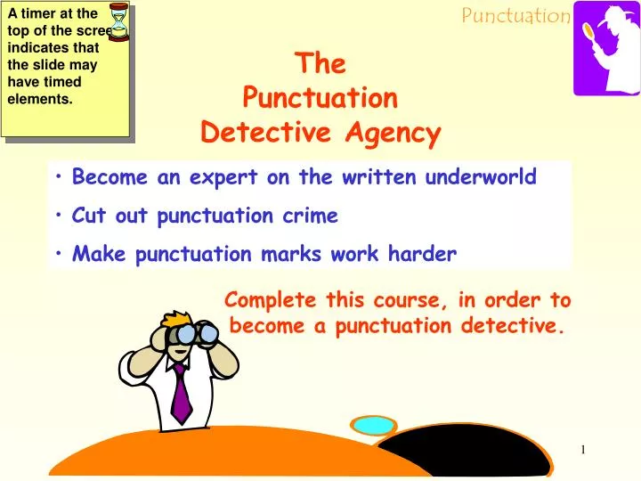 the punctuation detective agency