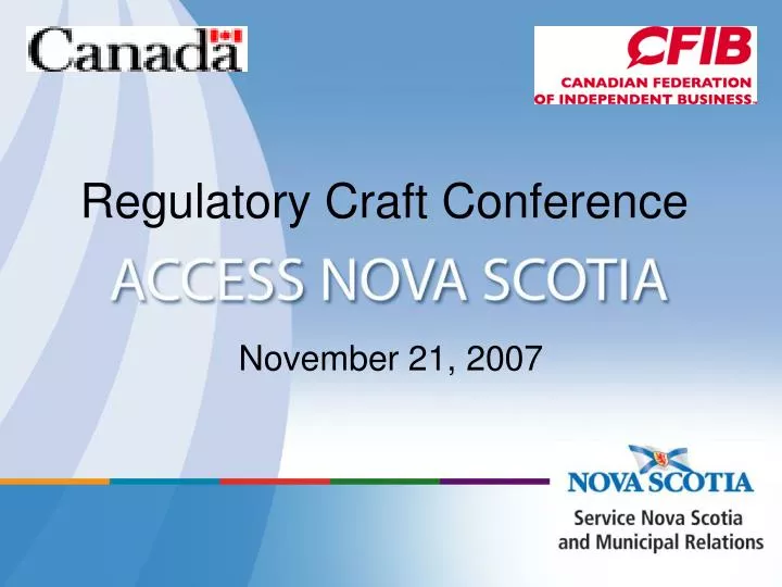 regulatory craft conference