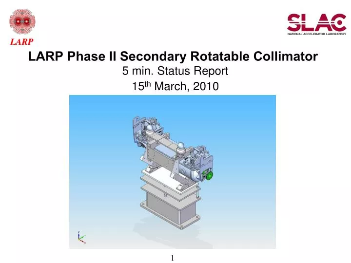 larp phase ii secondary rotatable collimator